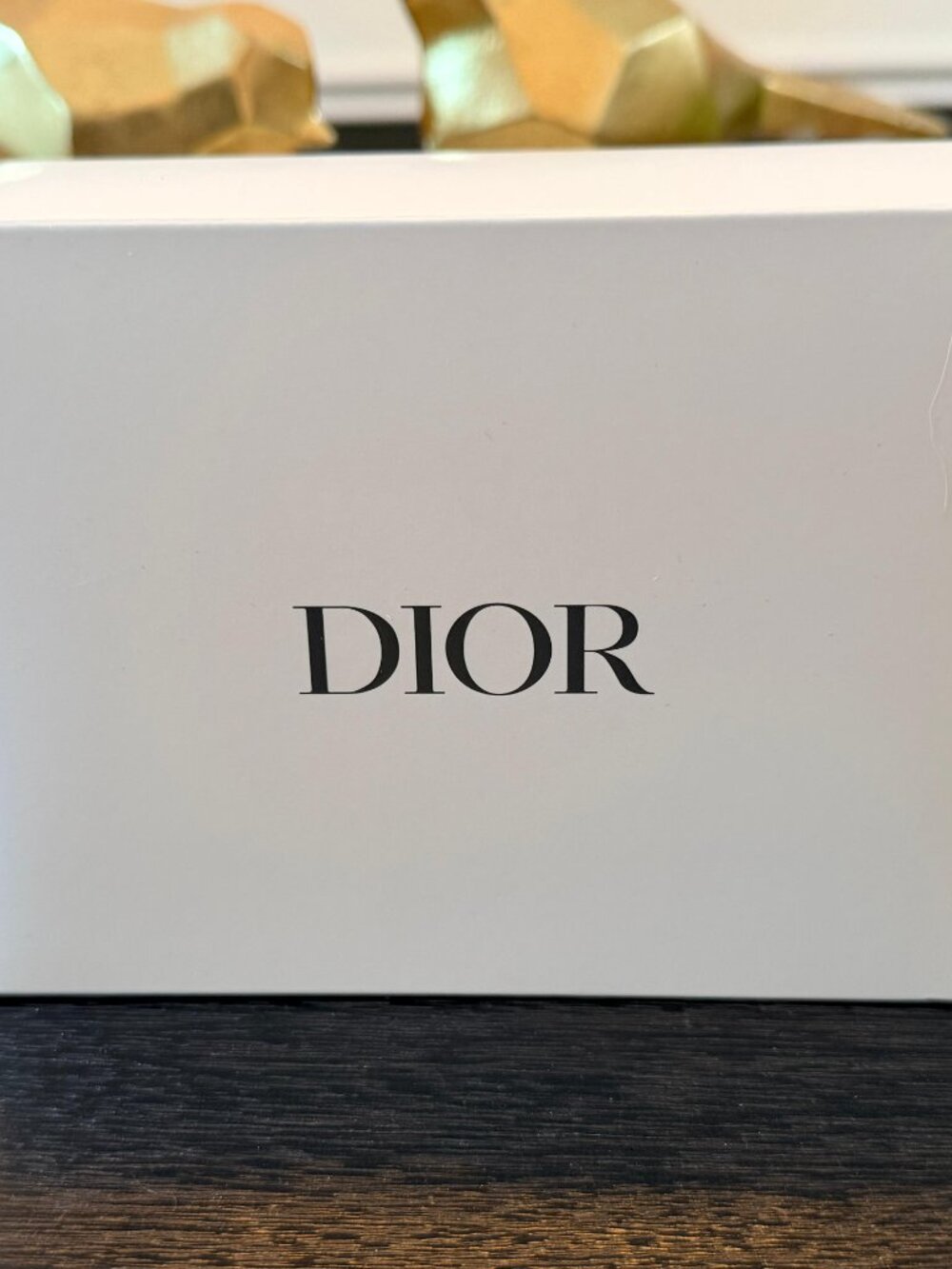 Christian Dior Black Velour Sequin Cosmetic Bag with Gold Accents GWP New In BOX - Picture 4 of 5